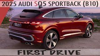 FIRST DRIVE! 2025 AUDI SQ5 SPORTBACK TFSI (B10) - Awesome sounds, launches, driving and all details