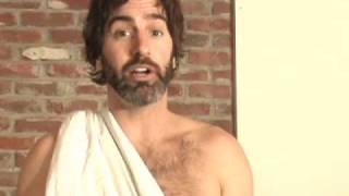 Toga!  Toga!  Toga!  (How to Make a Toga From a Bed Sheet)