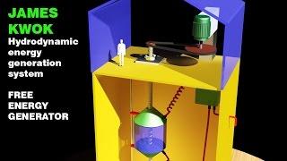 Free Energy Generator, JAMES KWOK Hydrodynamic energy generation system