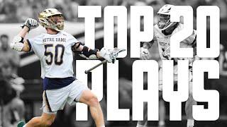 Top 20 Plays of the 2024 College Lacrosse Season