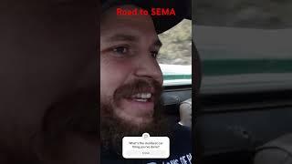Road to SEMA in the Freechero #daysofpainandvictory #ranchero #roadtosema