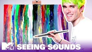 Waterparks' Awsten Can 'See' Music, So We Had Him Paint His Songs  Seeing Sounds | MTV