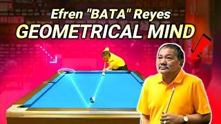 EFREN REYES and His GEOMETRICAL MIND