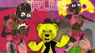 FNAF 9 РУИНЫ ВЗЛОМ ДВЕ ЧИКИ и РОКСИ  FNAF Ruin DLC