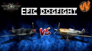 Yak-9 vs BF109E Dogfight (1vs6) - Heroes & Generals