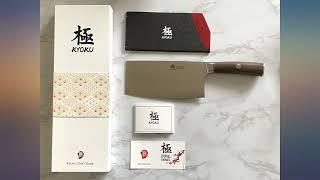 KYOKU 7 Inch Vegetable Cleaver - Daimyo Series - Vegetable Knife with Ergonomic review