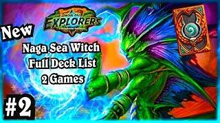 Naga Sea Witch Ramp Druid Pt 2~ Hearthstone The League of Explorers Video