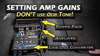 How to TUNE Car Amplifier & Set Gains