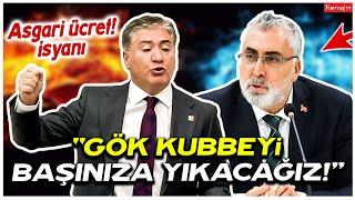 CHP’den TBMM’de asgari ücret isyanı! “Gök kubbeyi başınıza yıkacağız!”