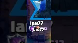 Vs Ian77  (very epic match) #supercell #clash #clashroyale #clashroyalepro #whattoplay #clashsquad