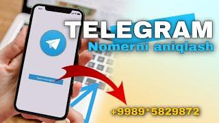 TELEGRAM NOMERNI ANIQLASH