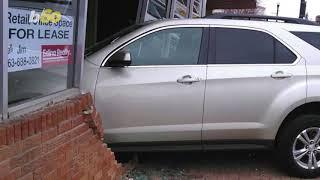 Oops! Teen Crashes Into Driving School While Taking Road Test