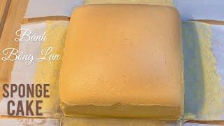 Cách Làm Bánh Bông Lan Xốp Mịn - Soft and Moist Sponge Cake Recipe