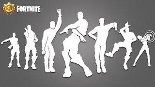 Fortnite Legendary Battlepass Dances With The Best Music! (Orange Justice, Surfin Bird, Steady)