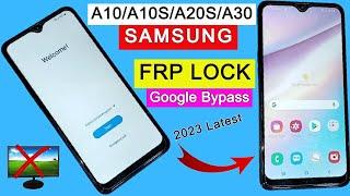 Samsung A10/A10S/A20S/A30 FRP Bypass 2024 | All Samsung Google Bypass | Remove FRP Lock Without PC