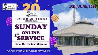 SUNDAY 2ND SERVICE || 15TH/JUNE/2025 || TOPIC:DON’T MISS THE SEASON || BSHP. PETER MWERO.