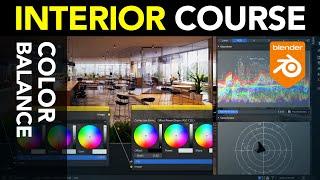 Blender Archviz: Color Balance | Part 43 |