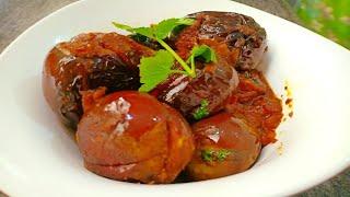 भरवां बैंगन | Bharwa Baingan Recipe | Stuffed Eggplant Brinjal Recipe
