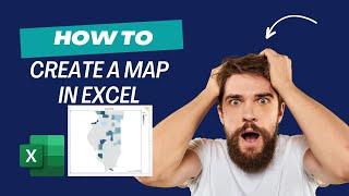 How to Create a Map of Counties and Data in Excel | Teach Mom How