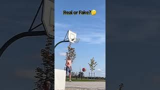 Real or Fake Teleport? #shorts #funny #trickshot #teleport #ballislife #realorfake