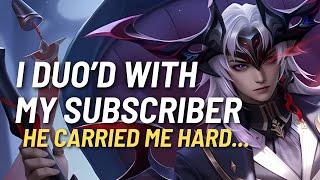 I Played Rank With My Subscriber! He HARD CARRIED Me! | Honor Of Kings