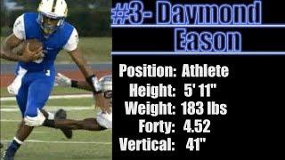 2020-Street Light Recruiting- Athlete: Daymond Eason (5' 11''-183 lbs) Mae Jemison High School