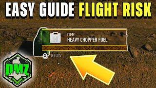 EASY Guide Heavy Chopper Fuel - How To Find it in DMZ Season 3 (Flight Risk Mission Guide)