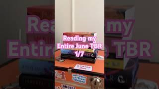 Attempting to Finish my June TBR  #readingvlog #tbr #booktube