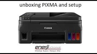 unboxing CANON PIXMA G4410, G4400, G4411, G4510, G4500, G4200, G4210, G3410, G3411, G2410 and setup