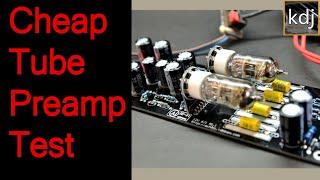 $18 Tube Preamp Test as a GUITAR PEDAL - 6J1 Preamp Board