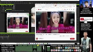 Faceware Realtime Capture Youtubers' video facial expression and voices into iClone - Full Tutorial