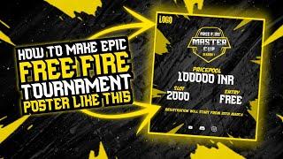 HOW TO MAKE TOURNAMENT POSTER (BANNER) DESIGN ON ANDROID || FREE FIRE || PIXEL LAB || ART_EX.