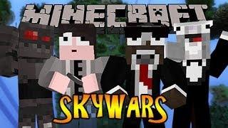 Minecraft Mini-Game: SKYWARS w/ TheCampingRusher, Graser & ChildDolphin!