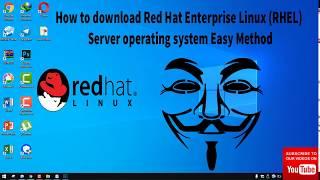 How to download Red Hat Enterprise Linux (RHEL) Server operating system Easy Method