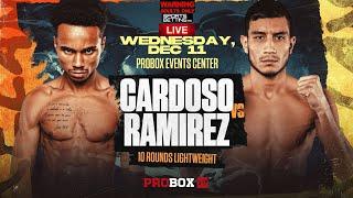 PROBOX TV CONTENDER SERIES: JOHANTAN SOARES CARDOSO VS EDUARDO RAMIEREZ LIVE BOXING REACTION STREAM