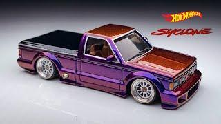 Chameleon GMC Syclone simple clean Hot Wheels Custom