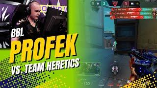 BBL Profek 1v4 CLUTCH Against Team Heretics | VCT EMEA 2025 Kickoff