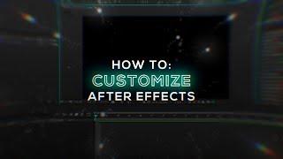 customize your after effects | change ae theme color