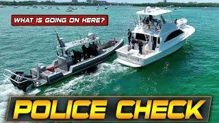 SURPRISE BOARDING BY CBP AND USCG AT HAULOVER INLET | BOAT ZONE