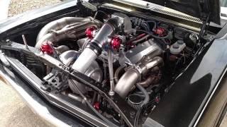 1970 Nova BBC 502 with Precision 106mm turbo first fire