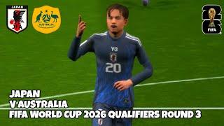 Japan vs Australia 2026 FIFA World Cup Qualifiers Round 3