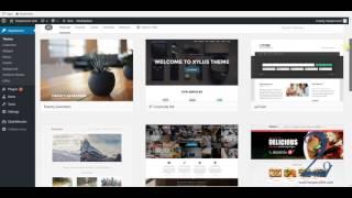 How to install wordpress themes