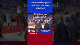 The unbelievable game winner short by Kawhi  in game 7 76ers vs raptors. 4hears ago #shorts