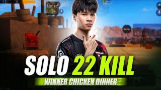 PUBG Mobile : FAZE.ONZENXS HIGHLIGHTS SOLO 22 KILL!!! IN MIRAMA