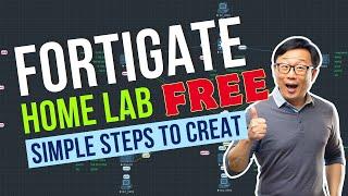 Create Free Fortigate Lab @ Home - Super Easy VPN Example #netsec #51sec