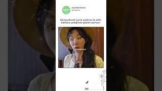 İlk defa baklava yiyen güney Koreli turist
