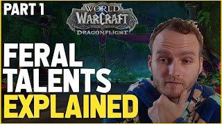 "What's BIS ST Feral Build?" - Explaining Talent Setups For Scenarios in WoW Raid & Mythic+ Part 1