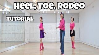 Heel, Toe, Rodeo - Line Dance (Tutorial)