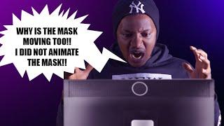 How to create a stationary mask for a moving layer in after effect #aftereffect