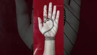 simple cotton bud style mehndi design|bridal mehndi design for girls|#henna #trending #viral #shorts